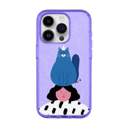 NAUGHTY CAT-iPhone 14 Pro Shiny Kılıf MagSafe Özellikli