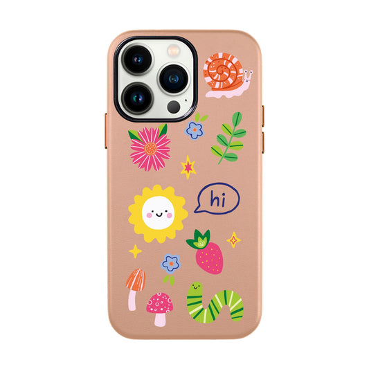 HELLO NATURE-iPhone 13 Pro Max Leather Kılıf