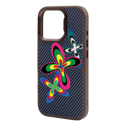COLOR FLOWER-iPhone 16 Pro Max Plaid Kılıf MagSafe Özellikli