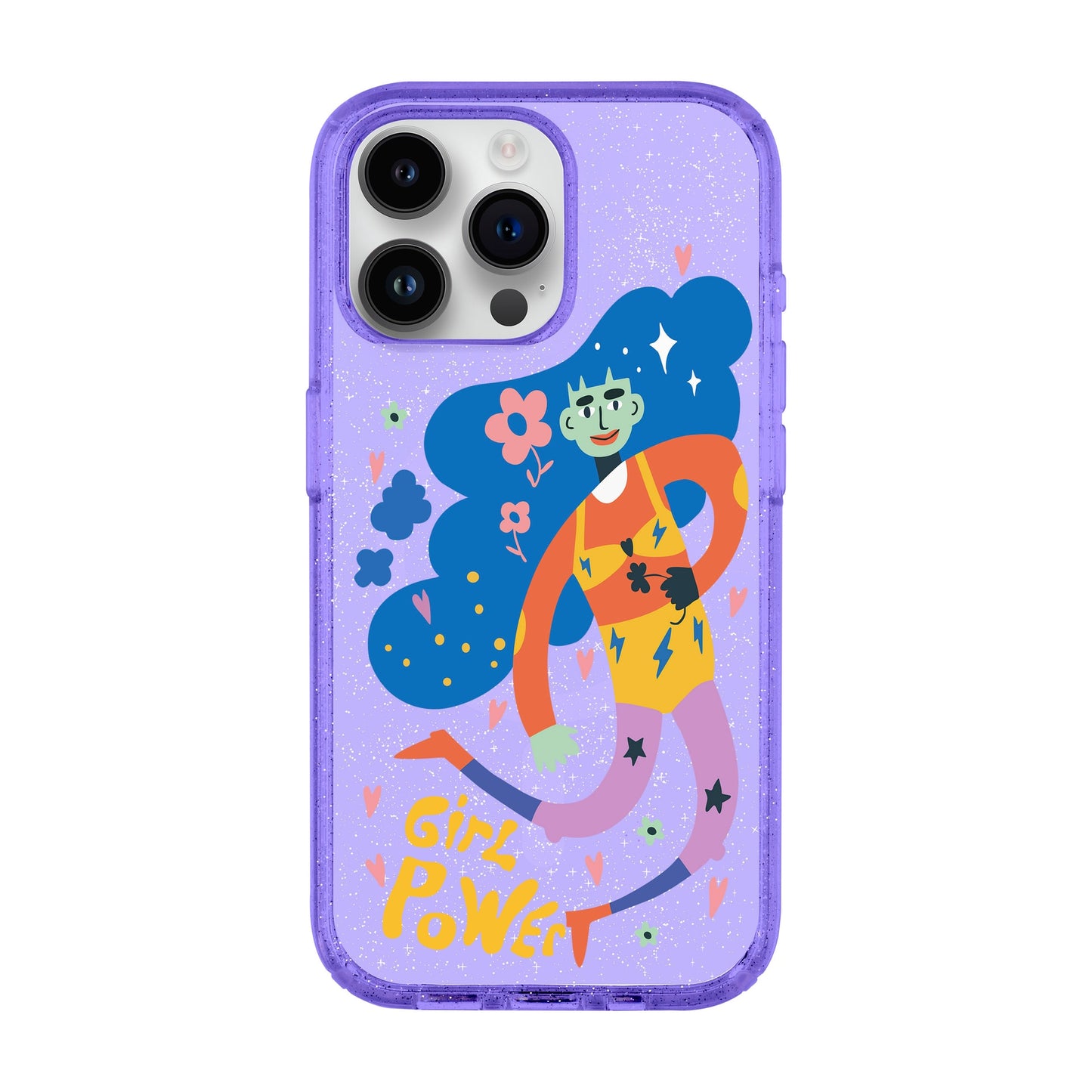 GIRL POWER-iPhone 14 Pro Max Shiny Kılıf MagSafe Özellikli