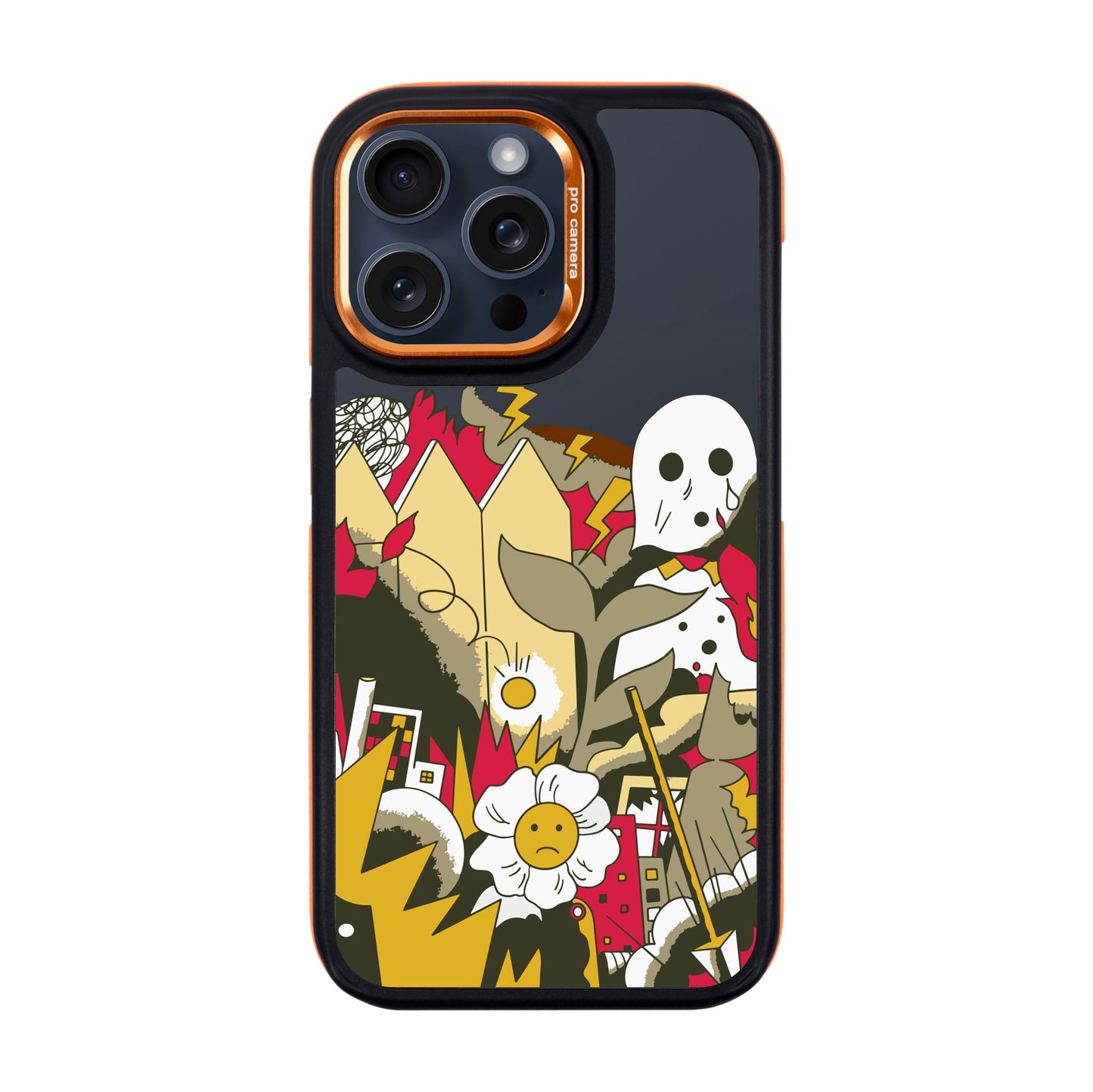 EVERYTHING IS BURNING-Dark Kılıf MagSafe Özellikli - iPhone 15 Pro Max