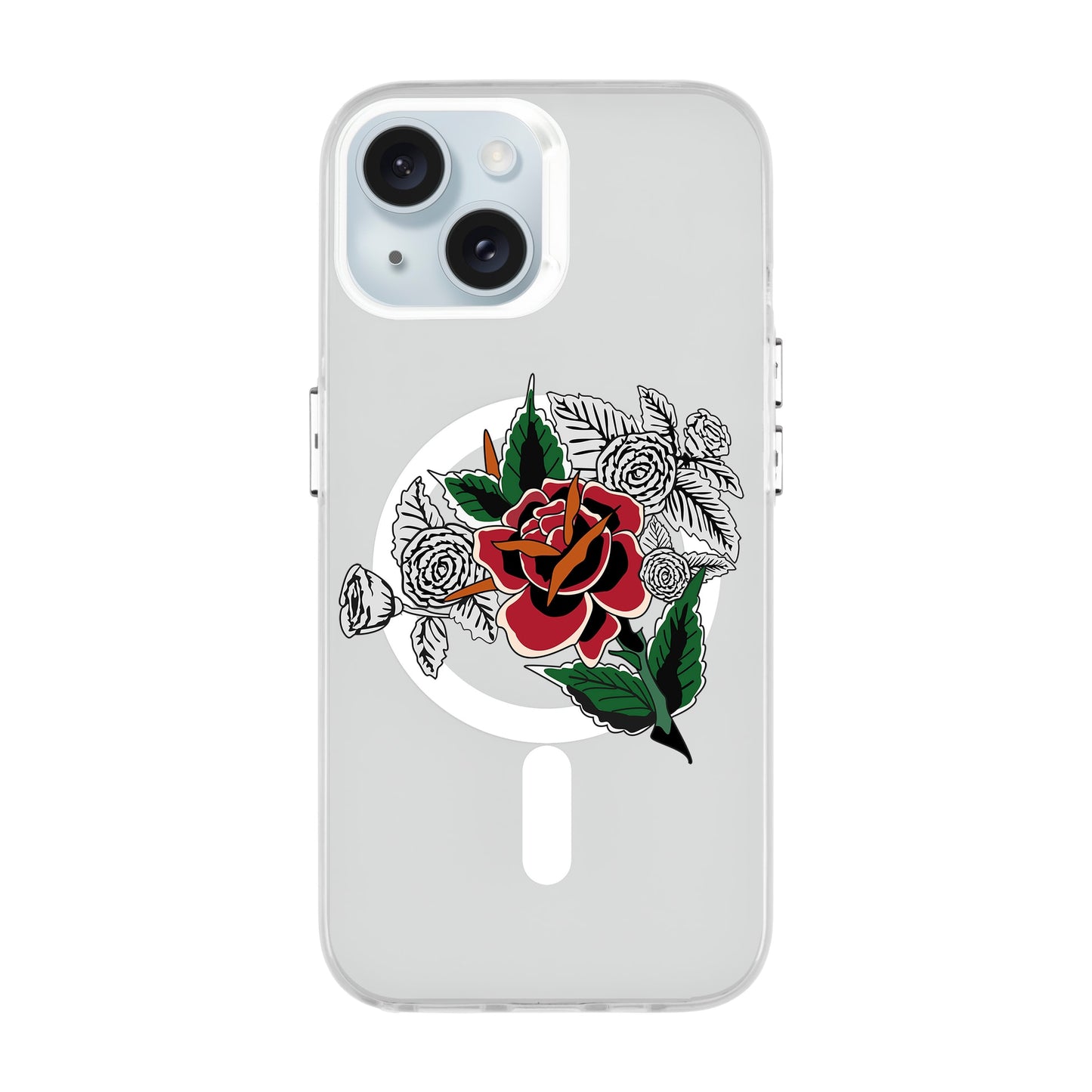 DRY ROSE-iPhone 15 Hold Kılıf MagSafe Özellikli
