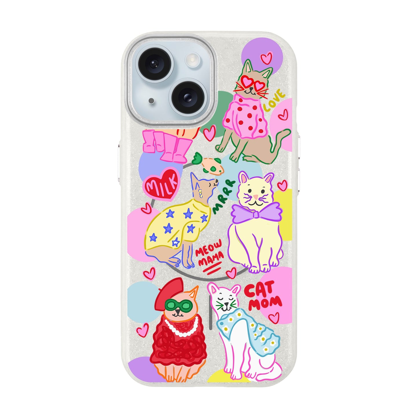 CAT MOM-Radiant Kılıf MagSafe Özellikli - iPhone 15