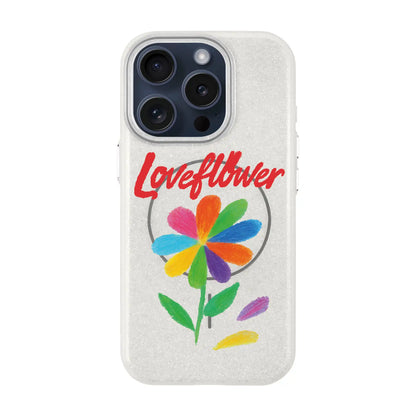 LOVE FLOWER-iPhone 15 Pro Radiant Kılıf MagSafe Özellikli