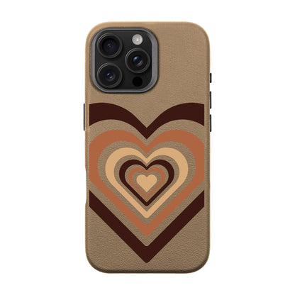 HEART-iPhone 16 Pro Max Leather Premium Kılıf MagSafe Özellikli