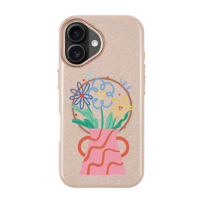 PINK VASE-iPhone 16 Radiant Kılıf MagSafe Özellikli