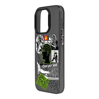 CLEAR YOUR HEAD-Hold Kılıf MagSafe Özellikli - iPhone 15 Pro Max