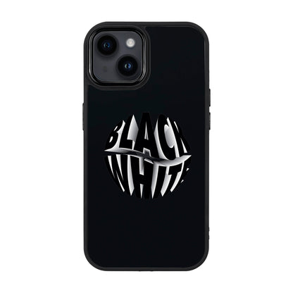 BLACK WHITE-iPhone 14 Plus Proof Kılıf