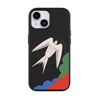 L’OISEAU LIBRE-Leather Kılıf MagSafe Özellikli - iPhone 13