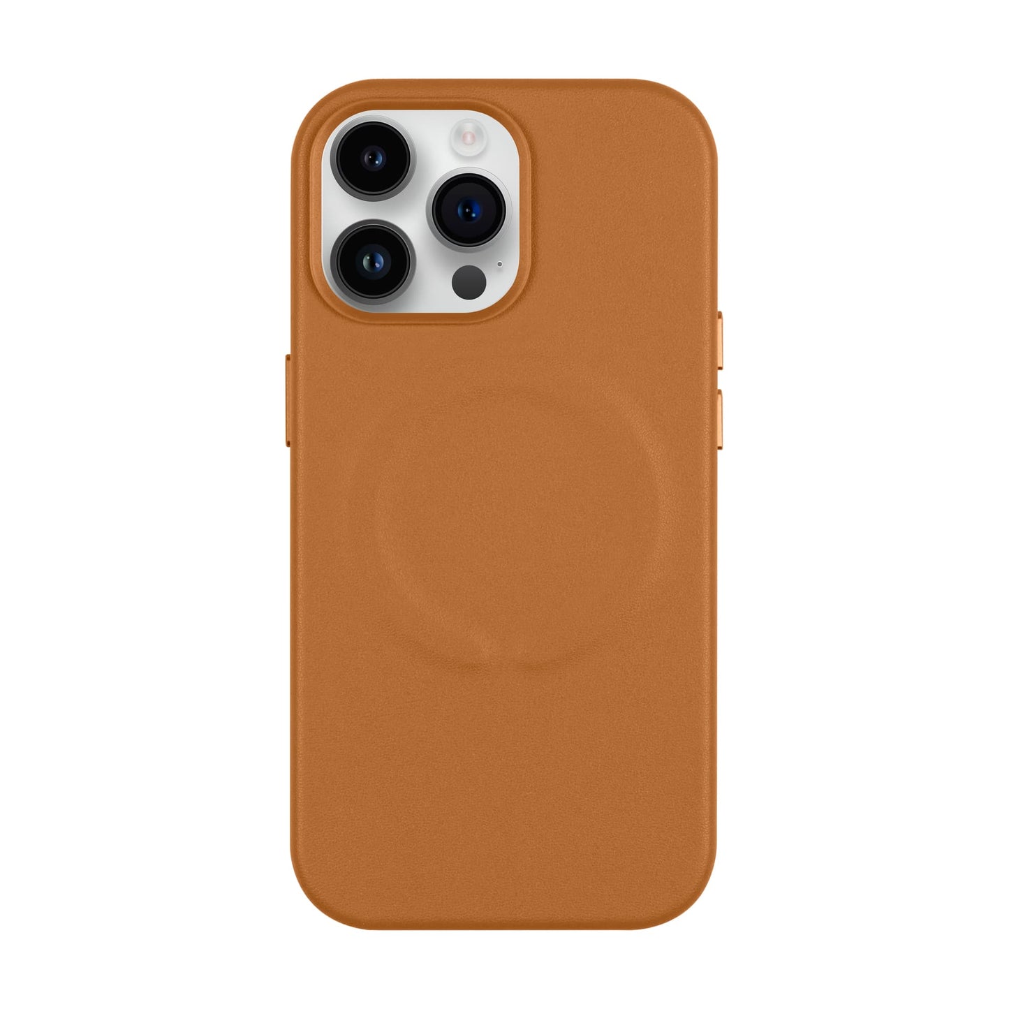 NEW-iPhone 14 Pro Max Leather Kılıf MagSafe Özellikli