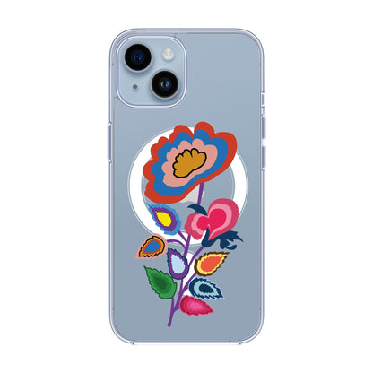 KNITTED FLOWER-iPhone 13 Pro Max Solid Kılıf MagSafe Özellikli