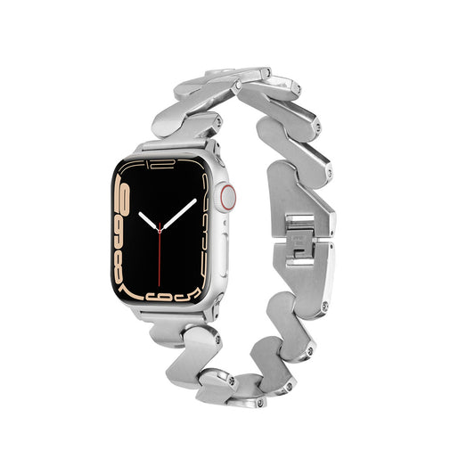 Apple Watch Twist Kordon-Gümüş