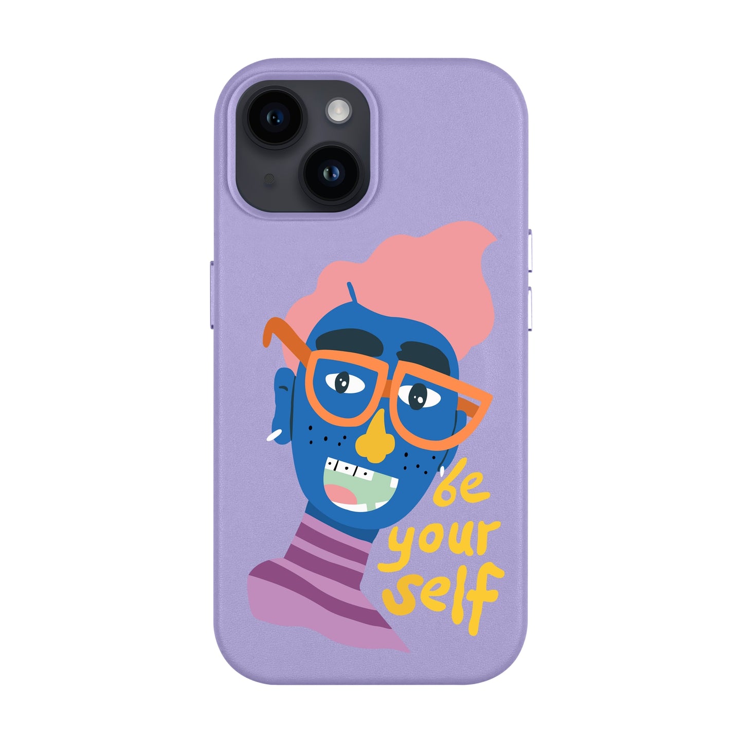 BE YOUR SELF-iPhone 13 Leather Kılıf MagSafe Özellikli