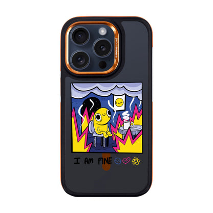 I AM FINE-Dark Kılıf MagSafe Özellikli - iPhone 15 Pro