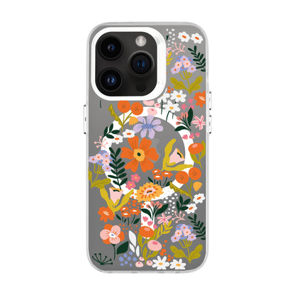 FLOWER-iPhone 14 Pro Hold Kılıf MagSafe Özellikli