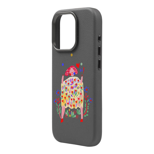 ÜÇ TOP-iPhone 15 Pro Max Leather Premium Kılıf MagSafe Özellikli