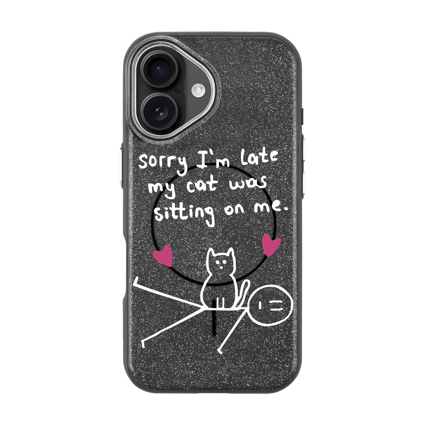 SORRY I'M LATE-iPhone 16 Radiant Kılıf MagSafe Özellikli