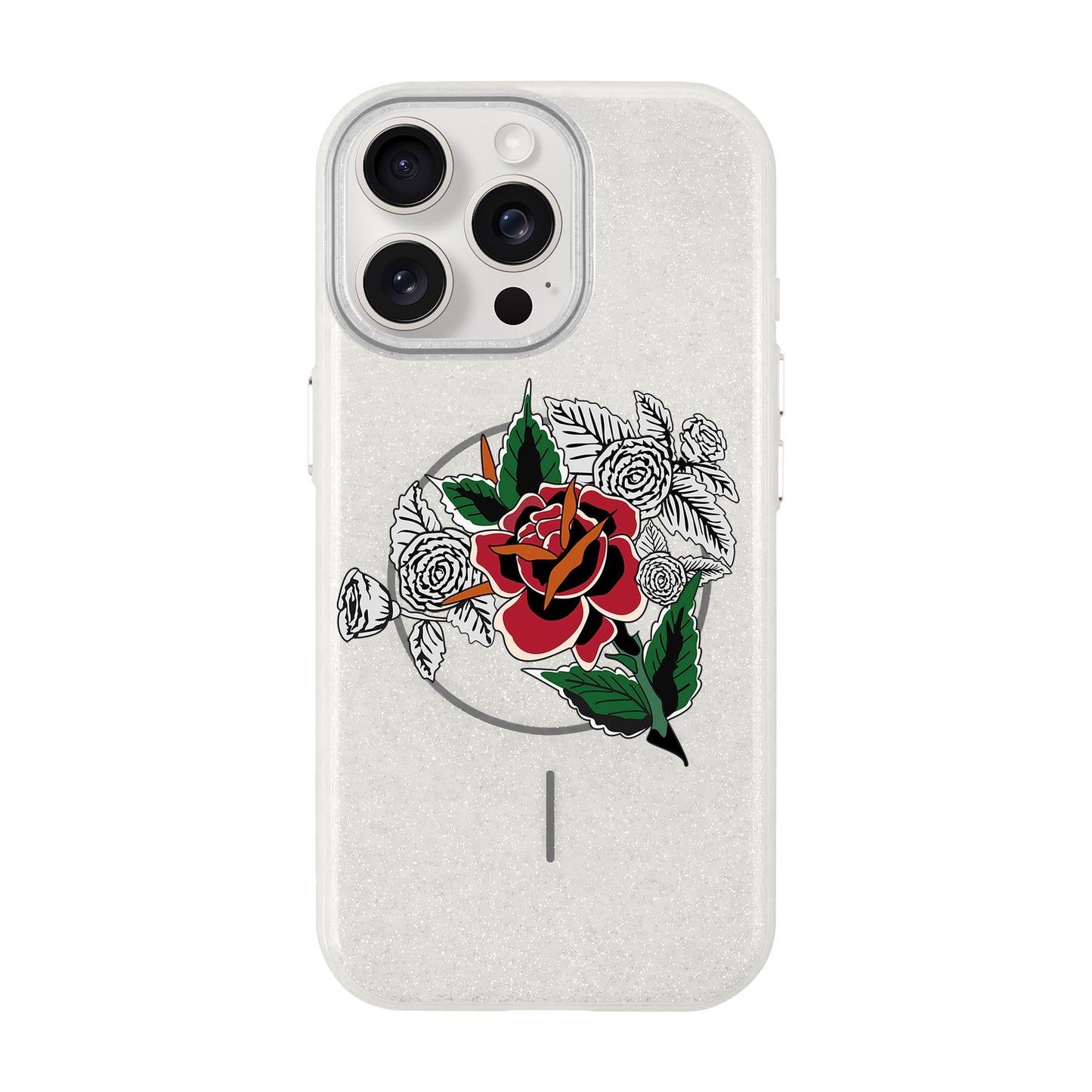 DRY ROSE-iPhone 15 Pro Max Radiant Kılıf MagSafe Özellikli