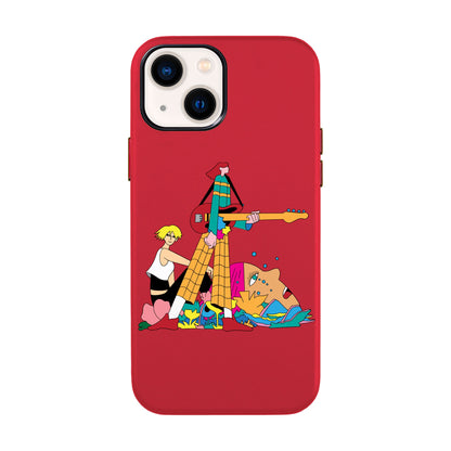 HER BAND-iPhone 14 Leather Kılıf