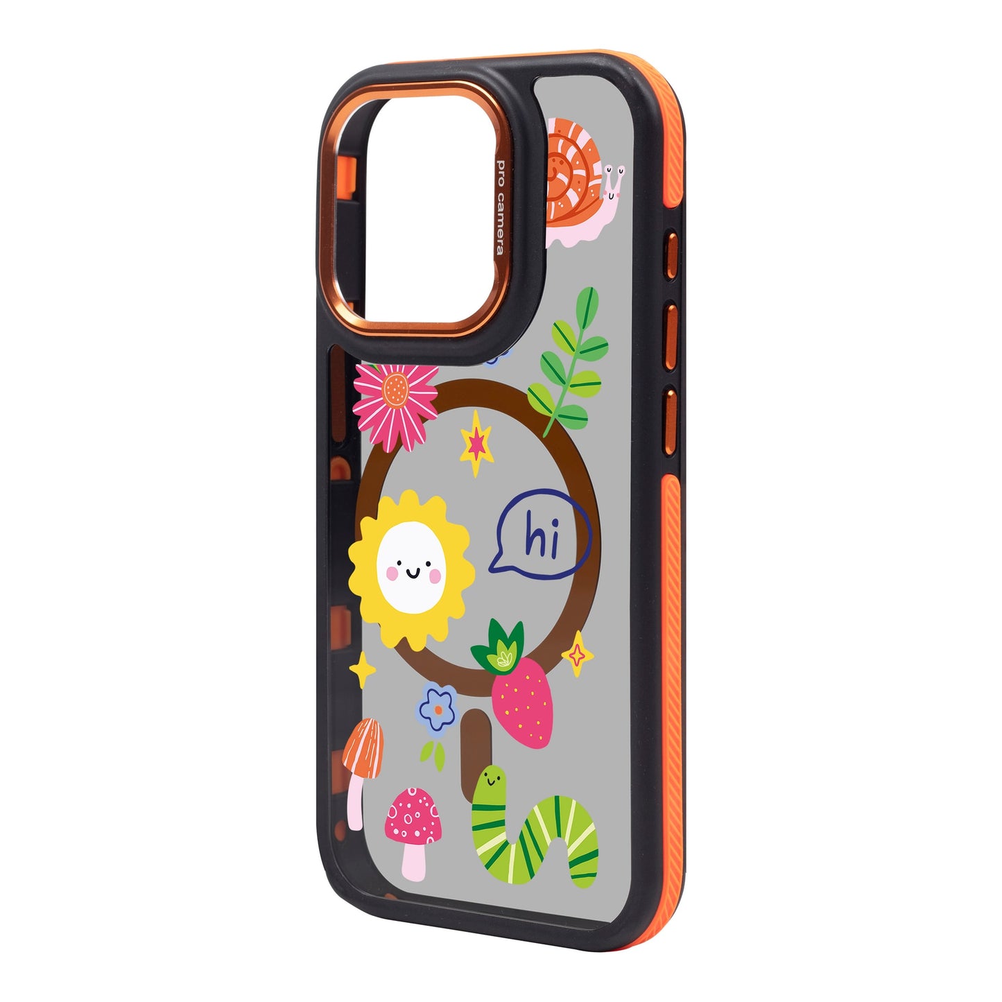 HELLO NATURE-Dark Kılıf MagSafe Özellikli - iPhone 15 Pro Max