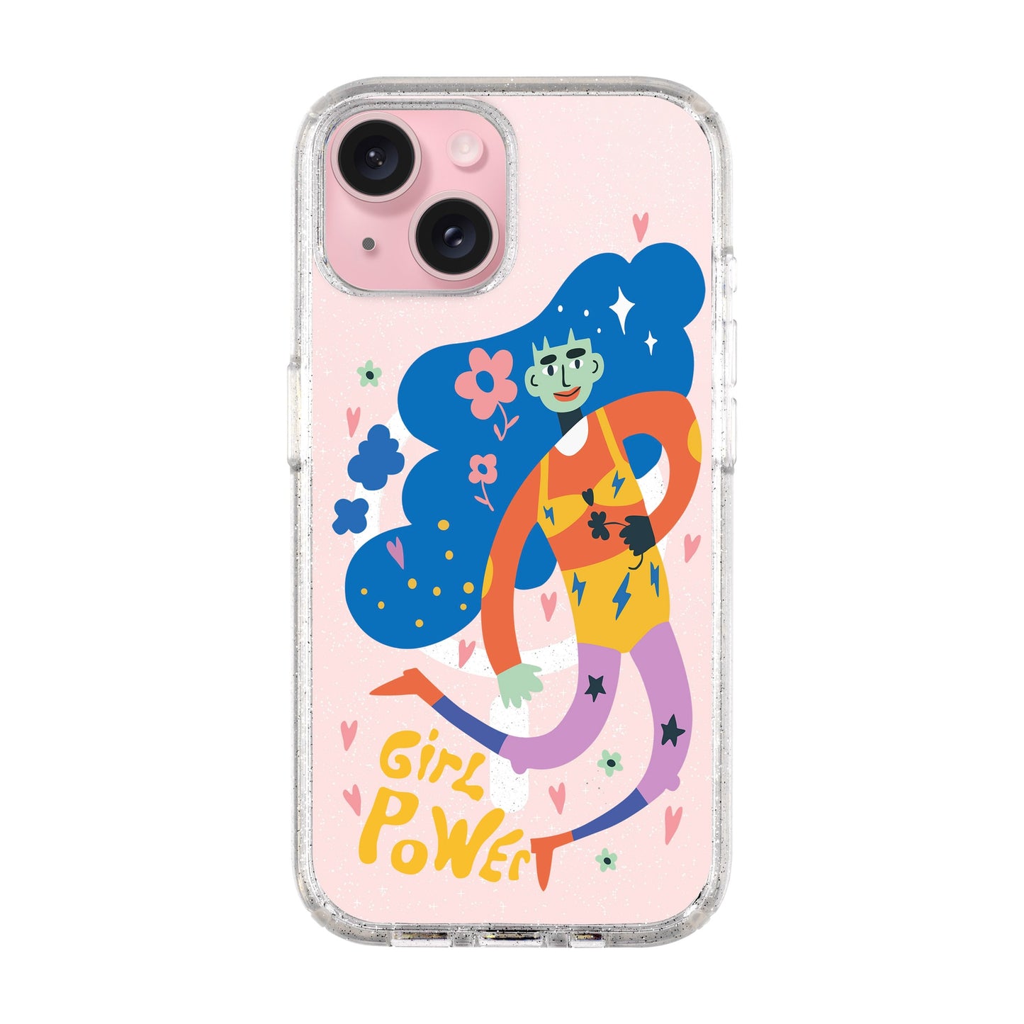 GIRL POWER-iPhone 14 Plus Shiny Kılıf MagSafe Özellikli