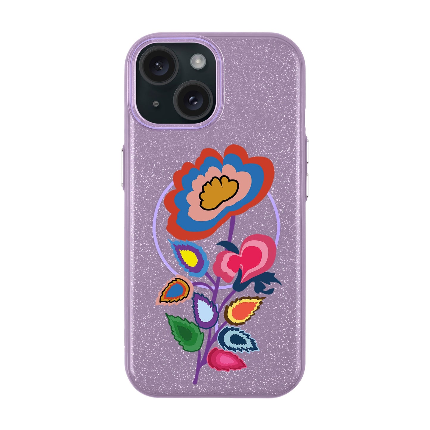 KNITTED FLOWER-iPhone 15 Plus Radiant Kılıf MagSafe Özellikli