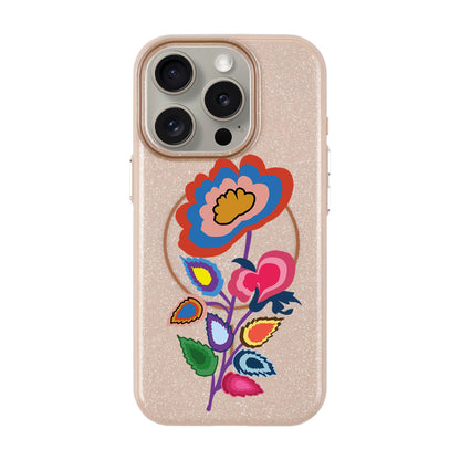 KNITTED FLOWER-Radiant Kılıf MagSafe Özellikli - iPhone 15 Pro