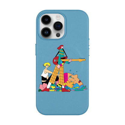 HER BAND-iPhone 14 Pro Max Leather Kılıf MagSafe Özellikli