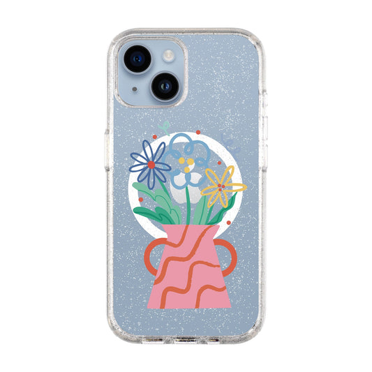 PINK VASE-iPhone 14 Shiny Kılıf MagSafe Özellikli