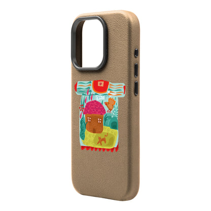 SİHİRLİ KAZAK-iPhone 16 Pro Leather Premium Kılıf MagSafe Özellikli