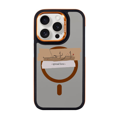 SPREAD LOVE-iPhone 15 Pro Dark Kılıf MagSafe Özellikli