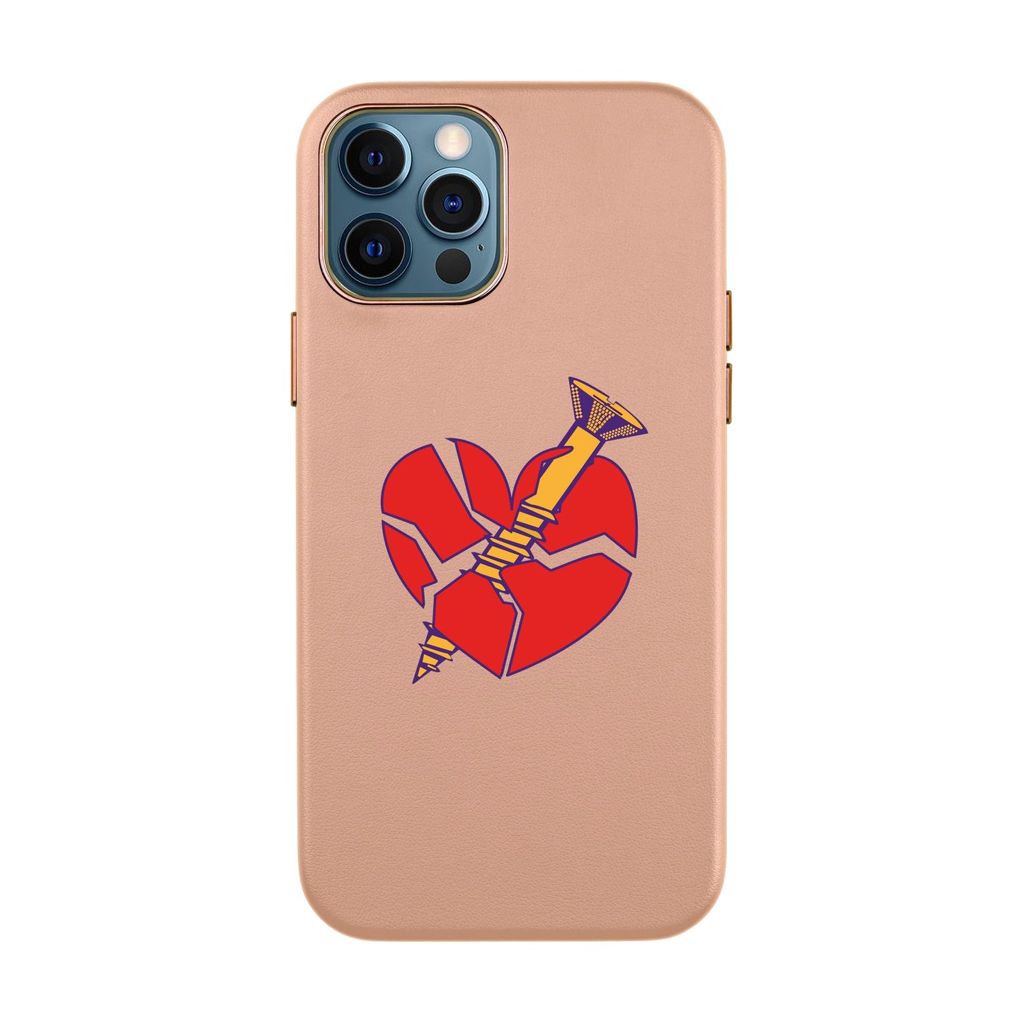 BROKEN HEART-iPhone X / Xs Leather Kılıf