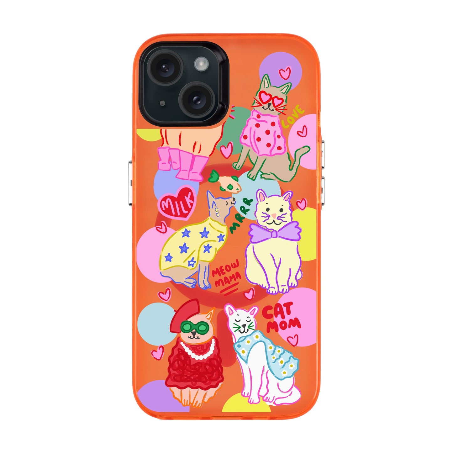 CAT MOM-iPhone 15 Plus Hold Kılıf MagSafe Özellikli
