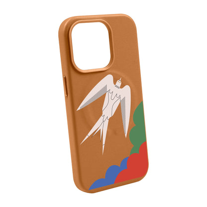 L’OISEAU LIBRE-Leather Kılıf MagSafe Özellikli - iPhone 11