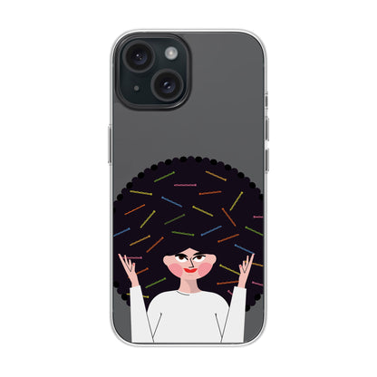 TANGLES OF HAPPINESS-iPhone 15 Solid Kılıf