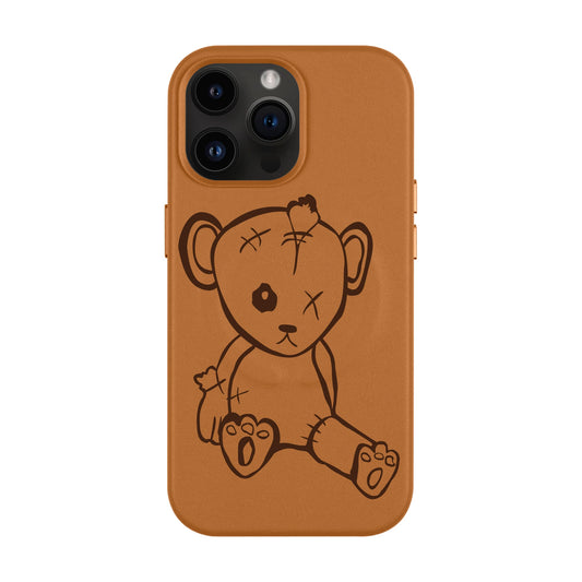 BABY BEAR-iPhone 14 Pro Max Leather Kılıf MagSafe Özellikli