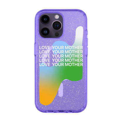 LOVE YOUR MOTHER-iPhone 14 Pro Max Shiny Kılıf MagSafe Özellikli