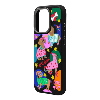 DOG MOM-iPhone 16 Pro Max Leather Premium Kılıf MagSafe Özellikli