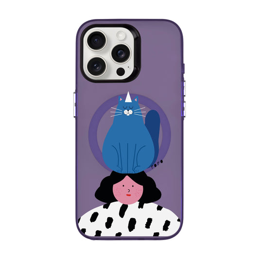 NAUGHTY CAT-iPhone 12 Hold Kılıf MagSafe Özellikli