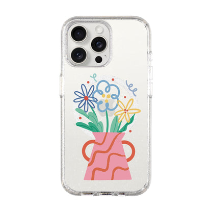 PINK VASE-iPhone 15 Pro Max Shiny Kılıf MagSafe Özellikli