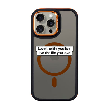 LOVE THE LIFE-iPhone 15 Pro Max Dark Kılıf MagSafe Özellikli