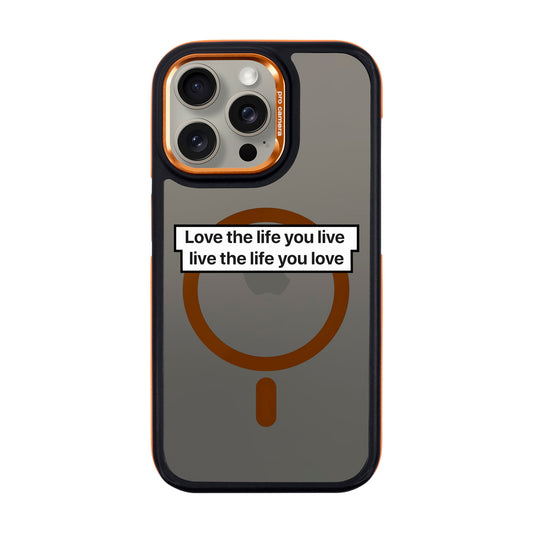 LOVE THE LIFE-iPhone 15 Pro Max Dark Kılıf MagSafe Özellikli