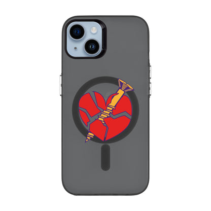 BROKEN HEART-iPhone 14 Plus Hold Kılıf MagSafe Özellikli