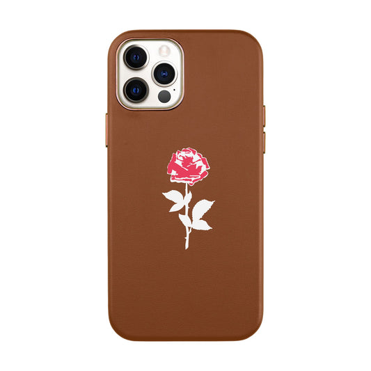 NATUREL ROSE-iPhone XR Leather Kılıf