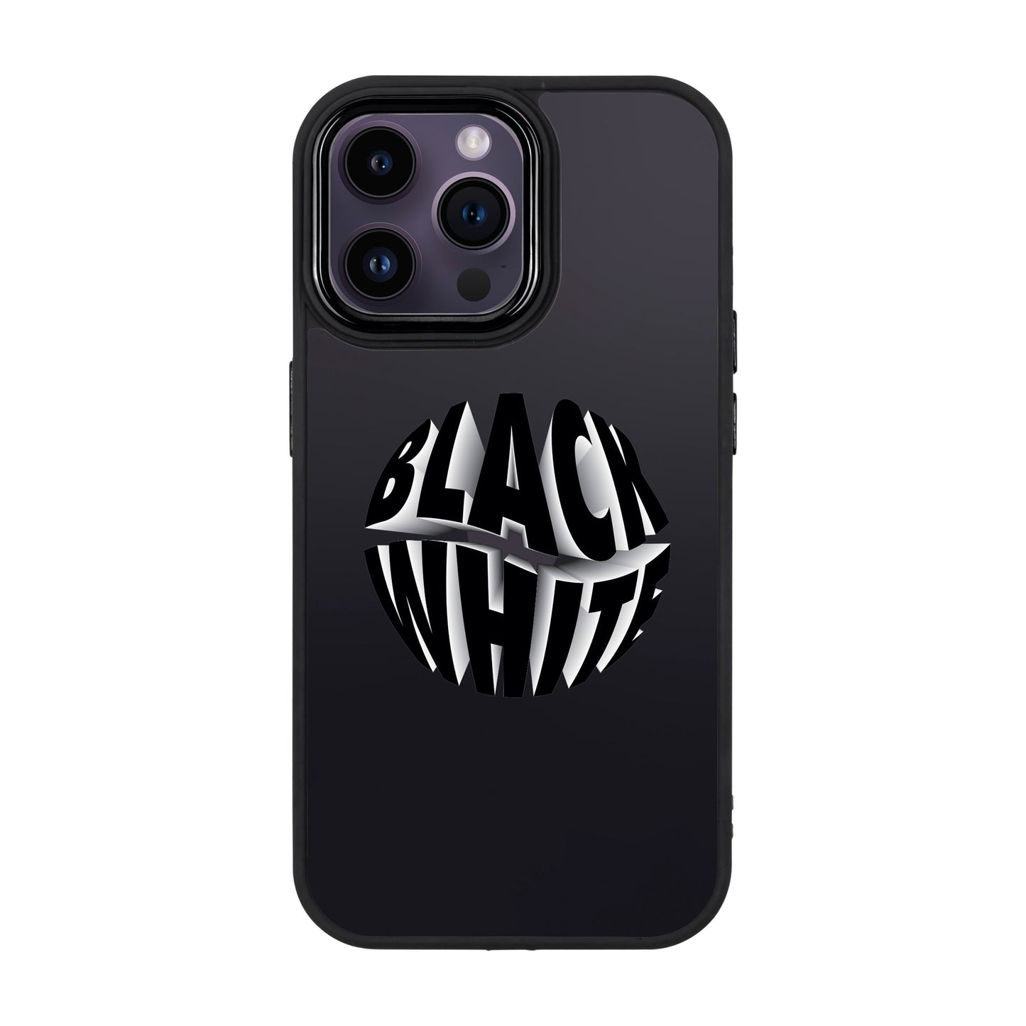 BLACK WHITE-iPhone 14 Pro Max Proof Kılıf