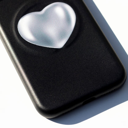 SILVER HEART-Leather Kılıf MagSafe Özellikli - iPhone 11