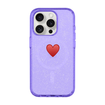 SPREAD HEART-iPhone 15 Pro Shiny Kılıf MagSafe Özellikli