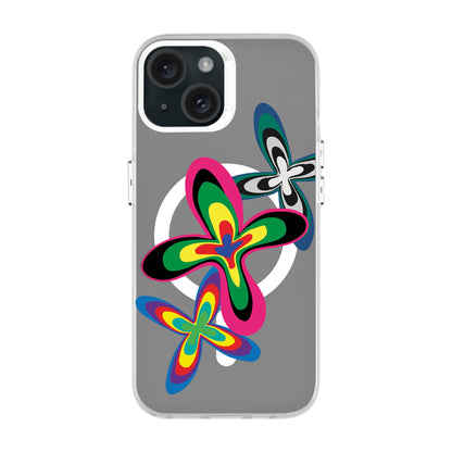 COLOR FLOWER-iPhone 15 Hold Kılıf MagSafe Özellikli