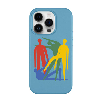 MANBOS-Leather Kılıf MagSafe Özellikli - iPhone 14 Pro