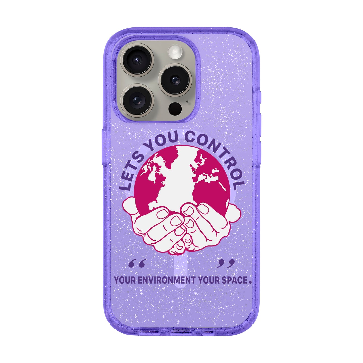 LET'S YOU CONTROL-Shiny Kılıf MagSafe Özellikli - iPhone 15 Pro